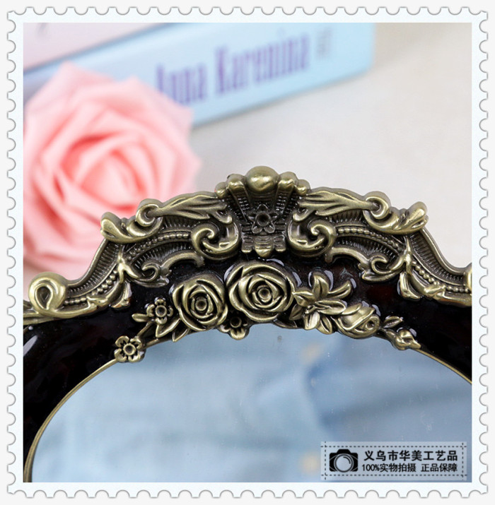 Luxurious table makeup mirror large princess mirror dressing mirror boudoir decoration