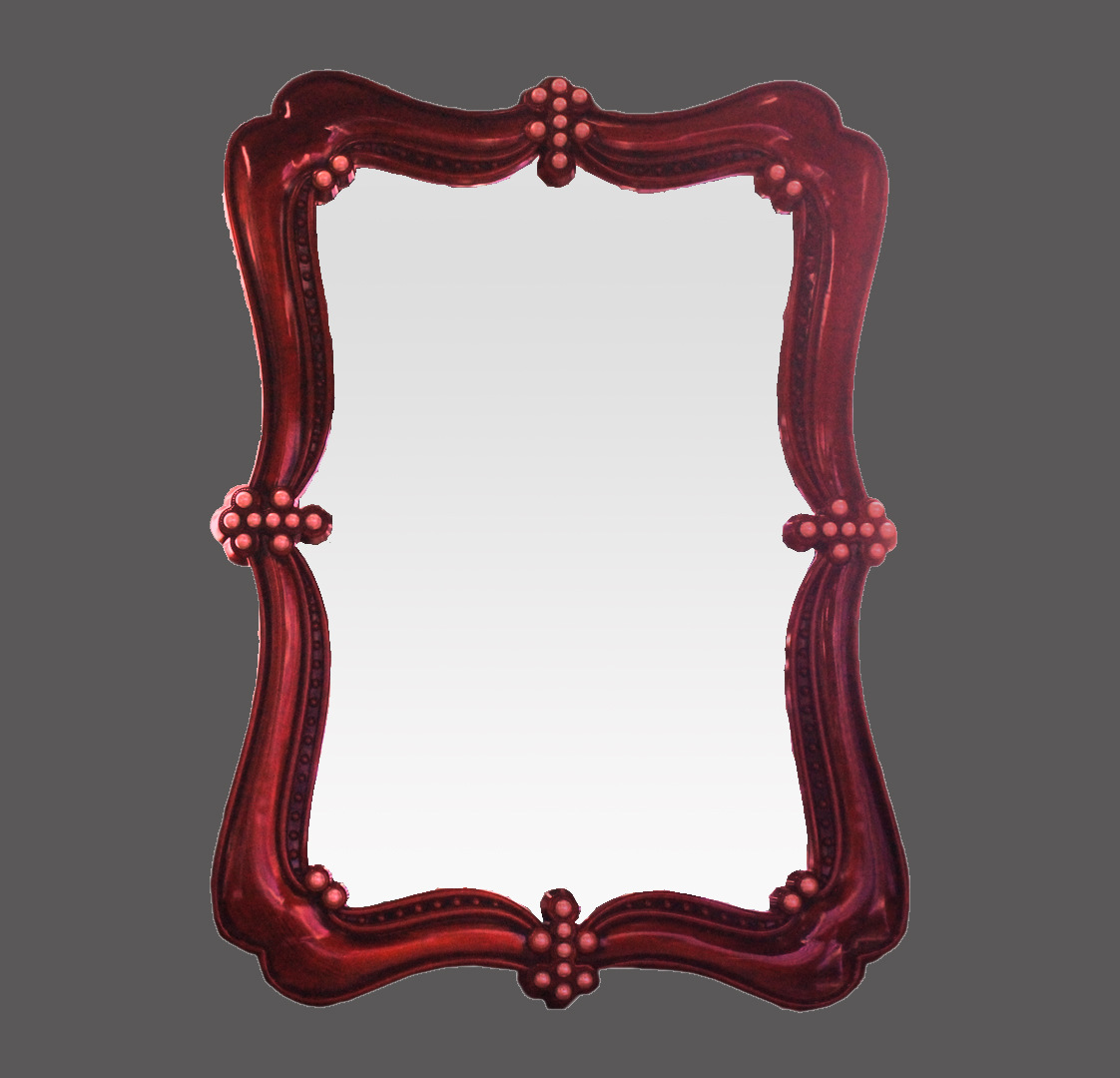 High fashion bedroom King size hanging locker room dressing mirror dual-use creative wedding photo frame wall mirror