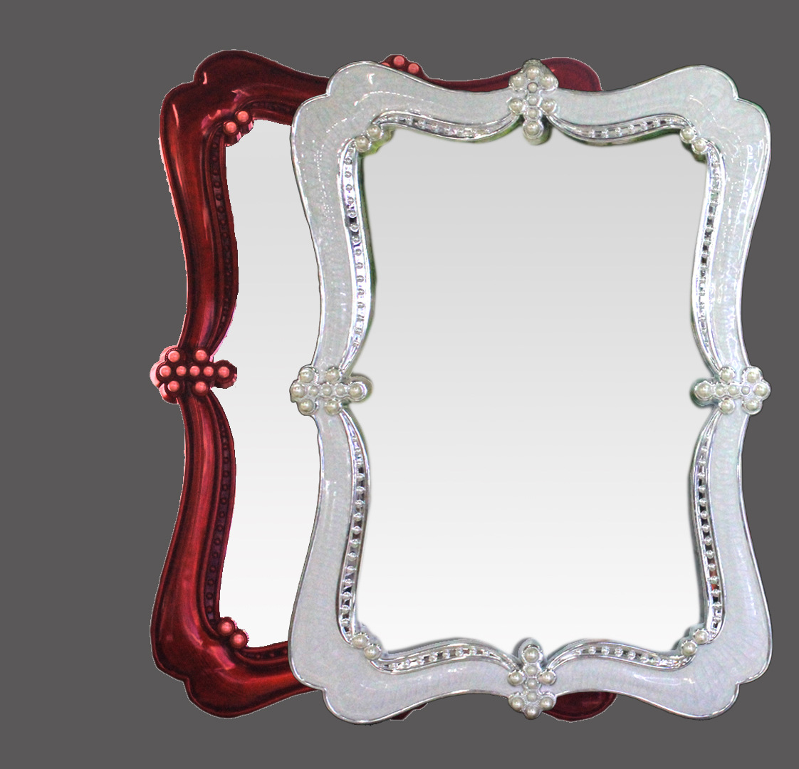 High fashion bedroom King size hanging locker room dressing mirror dual-use creative wedding photo frame wall mirror