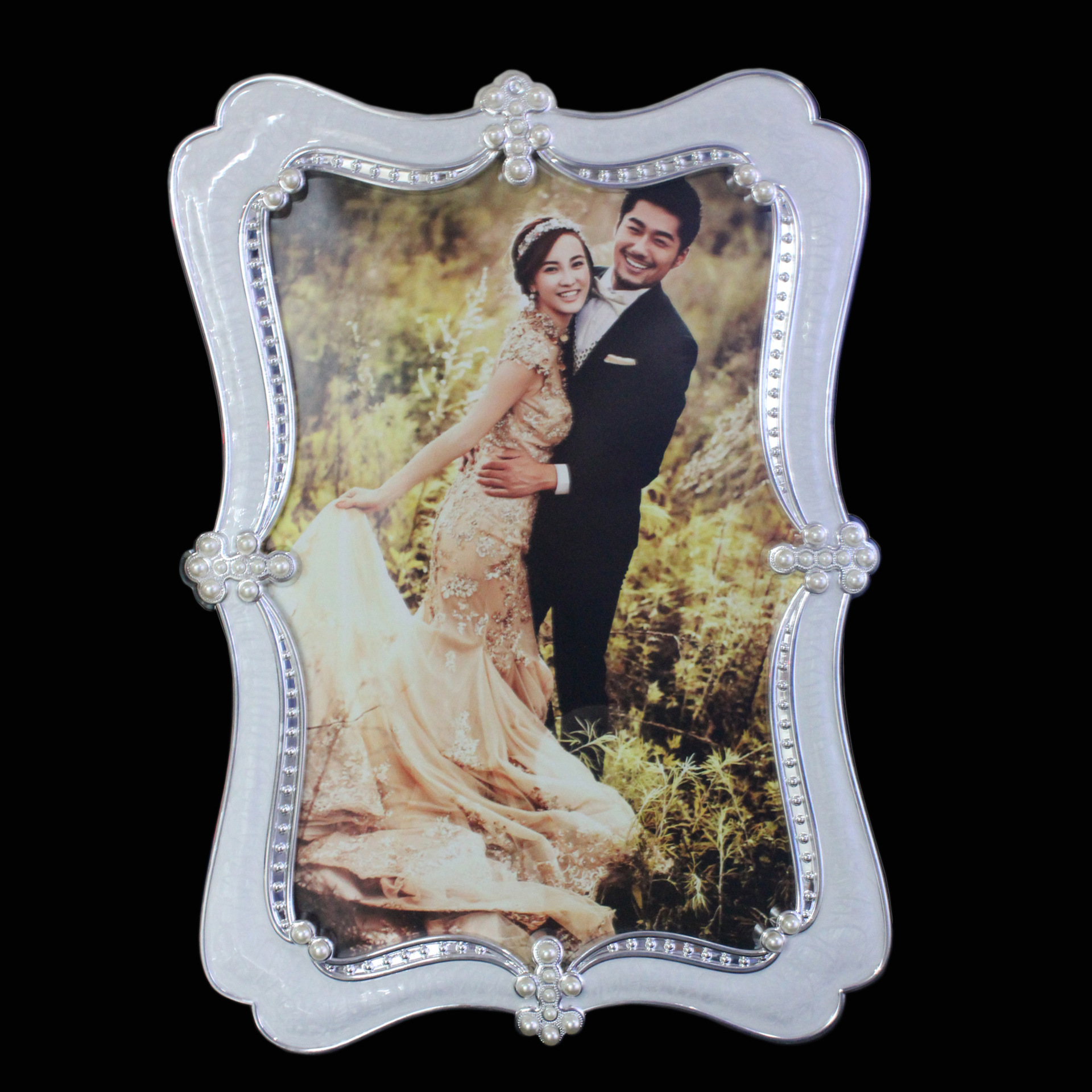 High fashion bedroom King size hanging locker room dressing mirror dual-use creative wedding photo frame wall mirror