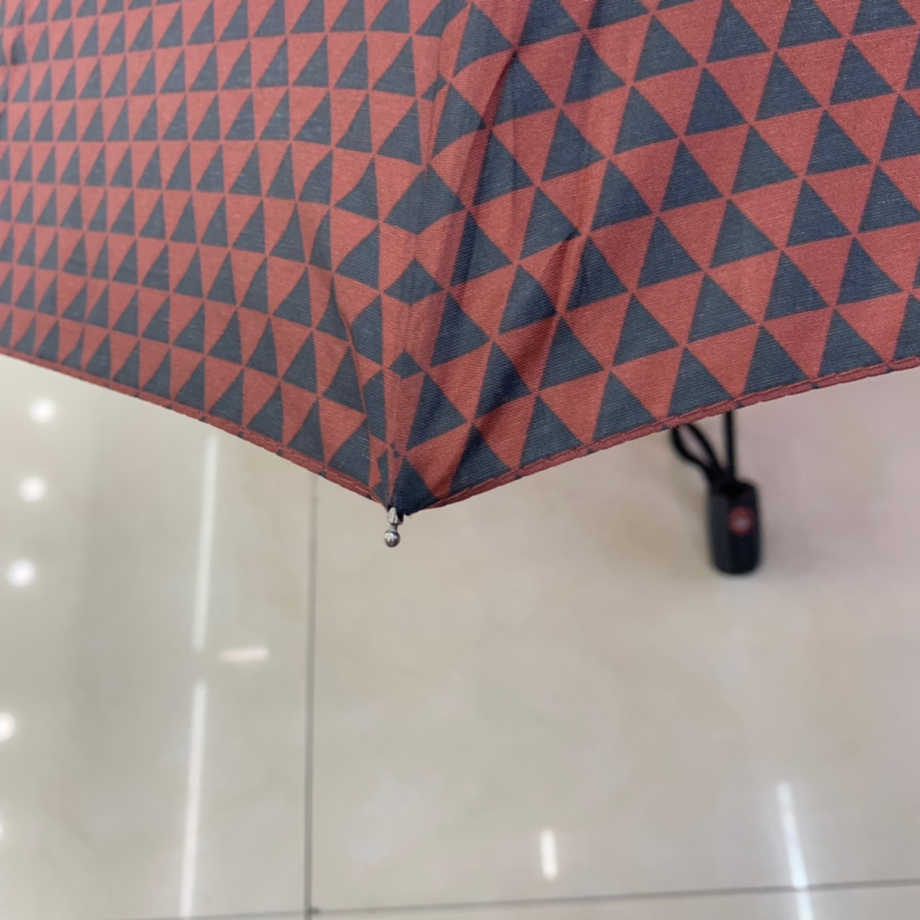 Tri-Fold Semi-automatic Thermal Transfer Printing Full Plate Printing Triangle Pattern Sunny Umbrella Lady Umbrella Folding Umbrella