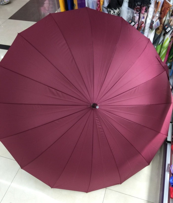 New Twelve Colors Mixed Dress Exotic Personality Three Fold Semi-automatic Umbrella