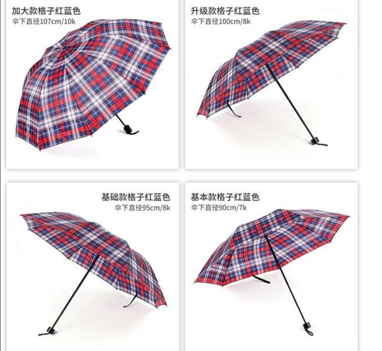 Customized logo gift umbrella umbrella with three folding vinyl sun umbrella umbrella for women and men