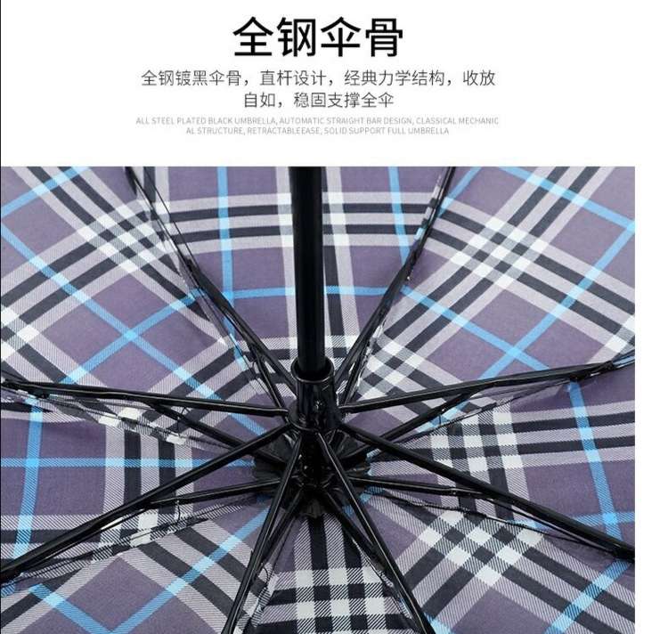 Customized logo gift umbrella umbrella with three folding vinyl sun umbrella umbrella for women and men