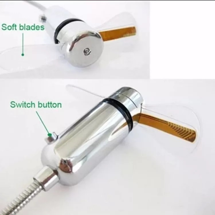 Flash - clock USB fan mini - plug fan student handheld fan manufacturer direct sales.