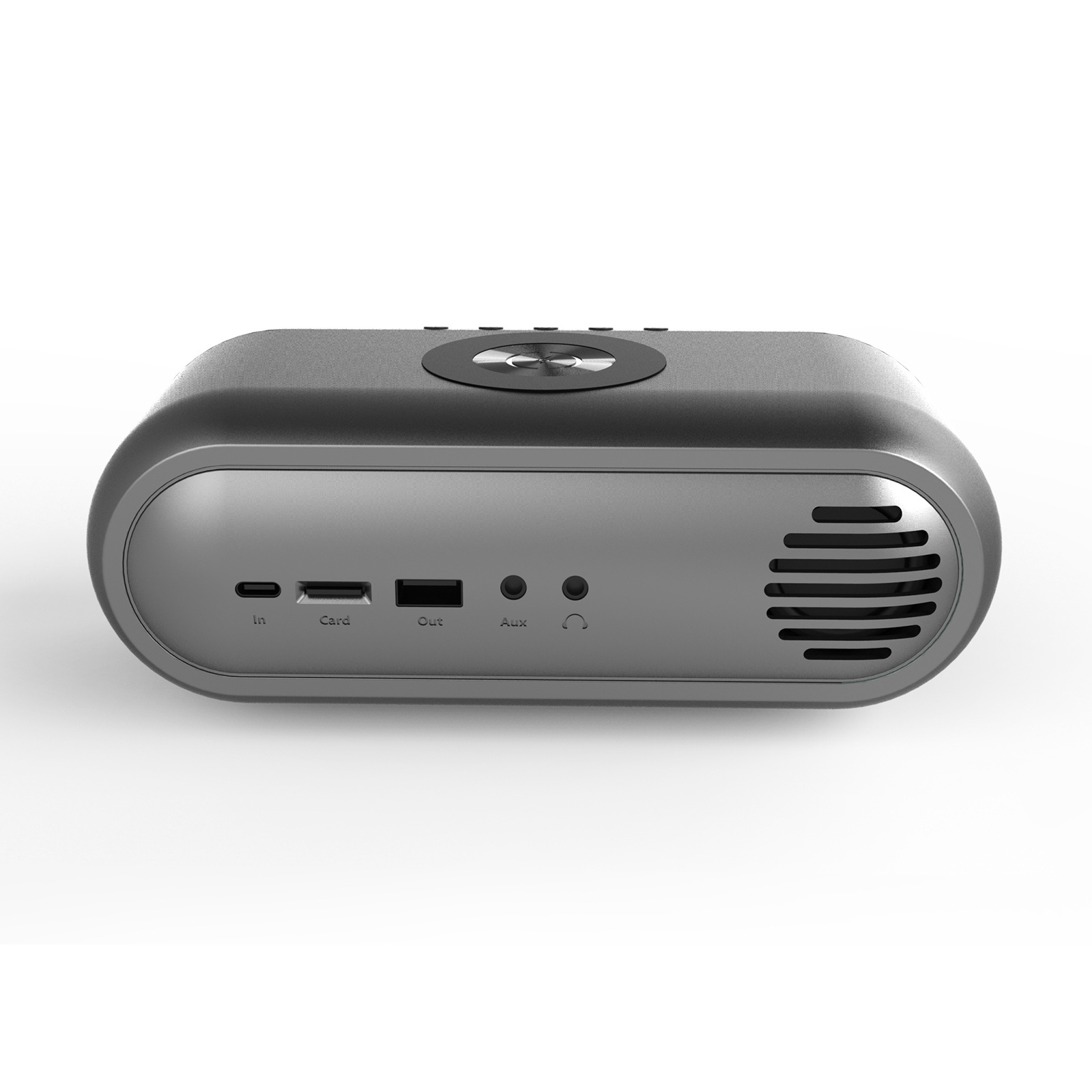 Clock Alarm Clock Radio Bass Multi-Function Bluetooth Speaker Computer Speaker with Wireless Charger Bluetooth Audio