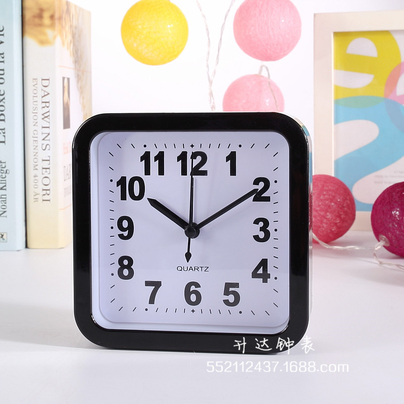 Factory Wholesale Square Candy Color Clock Fashion Personality and Creativity Alarm Clock Home Daily Necessities Student Gifts Factory Wholesale Square Candy Color Clock Fashion Personality and Creativity Alarm Clock Home Daily Necessities Student Gifts
