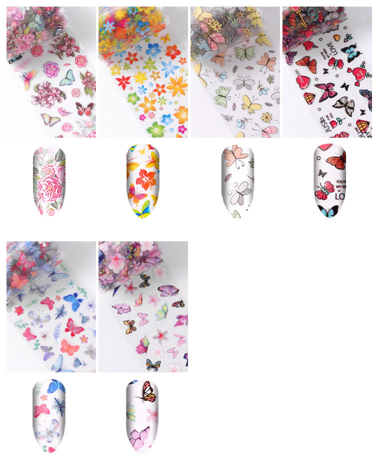 Cross-Border New Arrival Nail Art Flower Starry Sky Series Transfer Paper Internet Celebrity Nail Sticker Flower Laser Starry Sky Paper Decoration Cross-Border New Arrival Nail Art Flower Starry Sky Series Transfer Paper Internet Celebrity Nail Sticker Flower Laser Starry Sky Paper Decoration