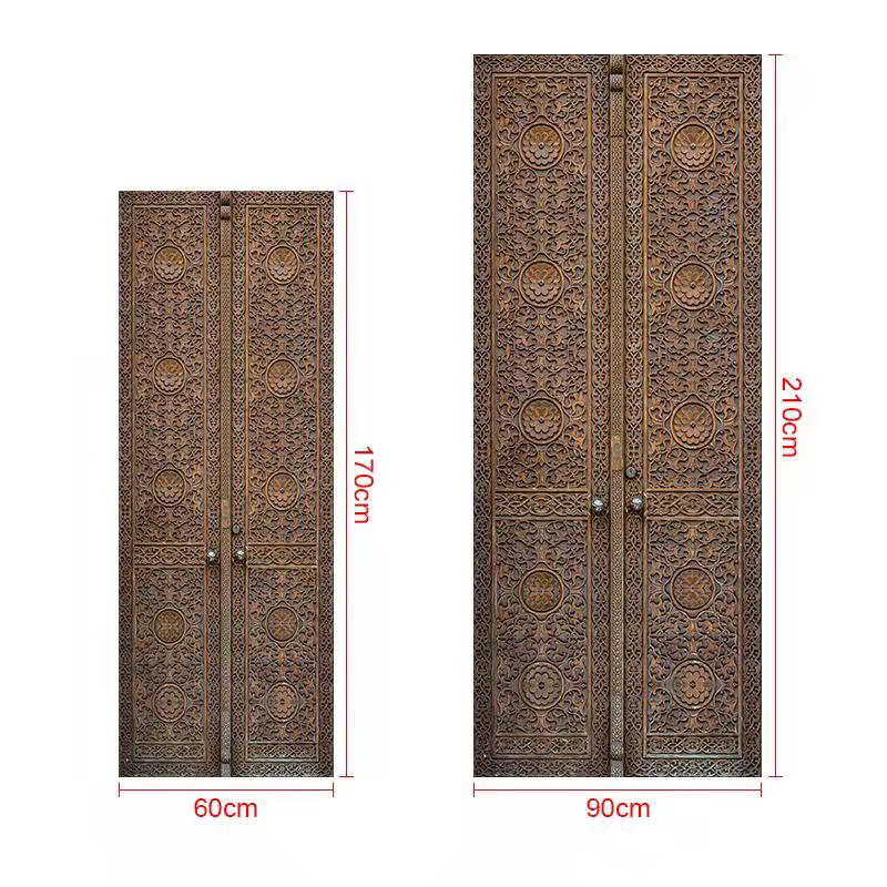 Imitation 3D Door Sticker Arch Stairs Corridor Door Sticker DIY Home Wooden Door Renovation Special Decoration Wall Stickers