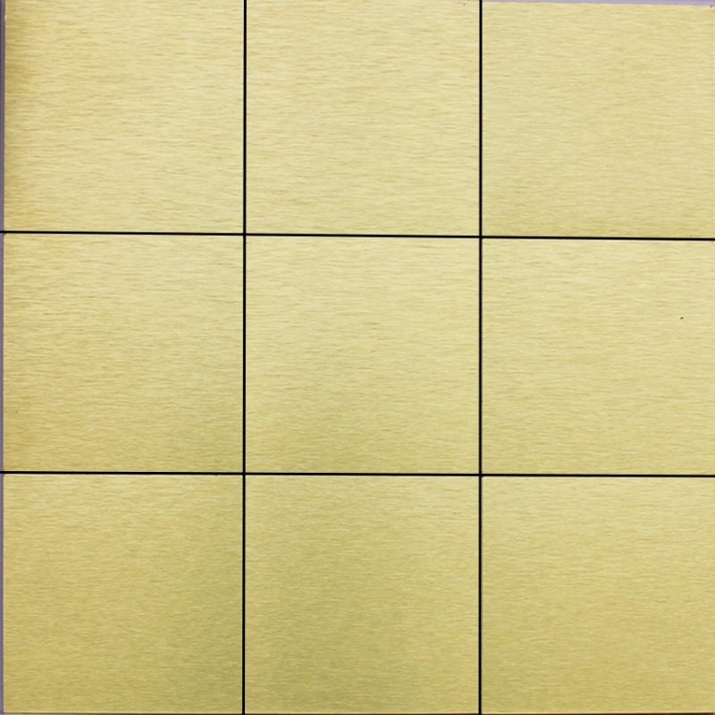 Jiugongge White Aluminum Plate Mosaic Self-Adhesive Adhesive Wall Sticker Bathroom Kitchen Rental Room Store Decoration