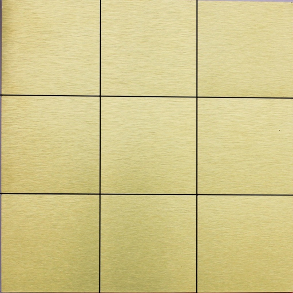 Jiugongge White Aluminum Plate Mosaic Self-Adhesive Adhesive Wall Sticker Bathroom Kitchen Rental Room Store Decoration