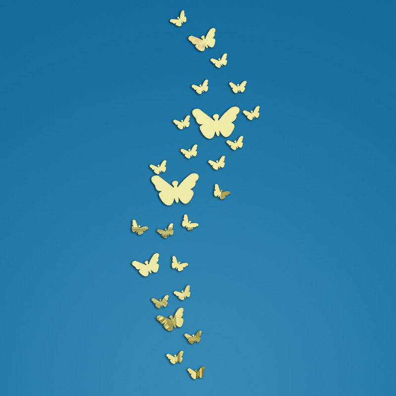 AliExpress Creative Acrylic Butterfly Mirror Pattern Sticker DIY Living Room Bedroom Backgrund Wall Decoration Stickers Wholesale AliExpress Creative Acrylic Butterfly Mirror Pattern Sticker DIY Living Room Bedroom Backgrund Wall Decoration Stickers Wholesale