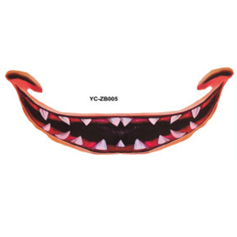 Factory Direct Sales Halloween Mouth Tattoo Sticker Lip DIY Decoration Big Mouth Tattoos