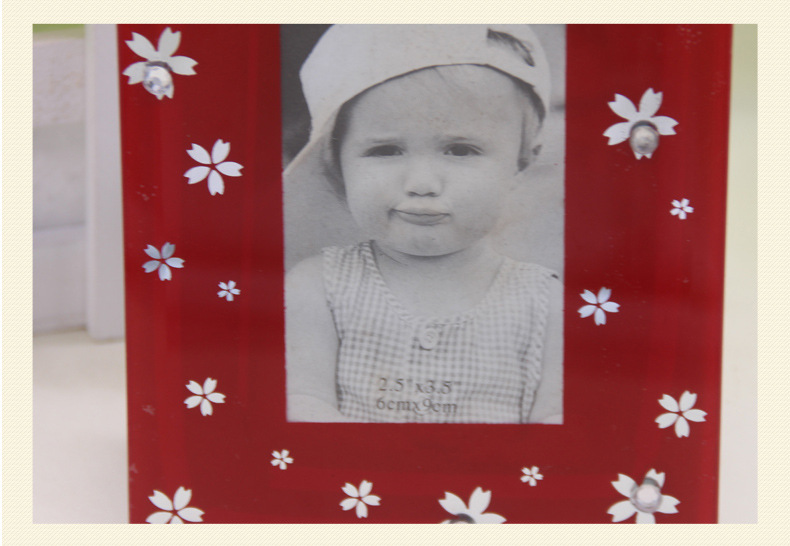 Factory Direct Sales Creative Crystal Glass Photo Frame Various Sizes Can Be Customized Wholesale Travel Commemorative Photo Frame