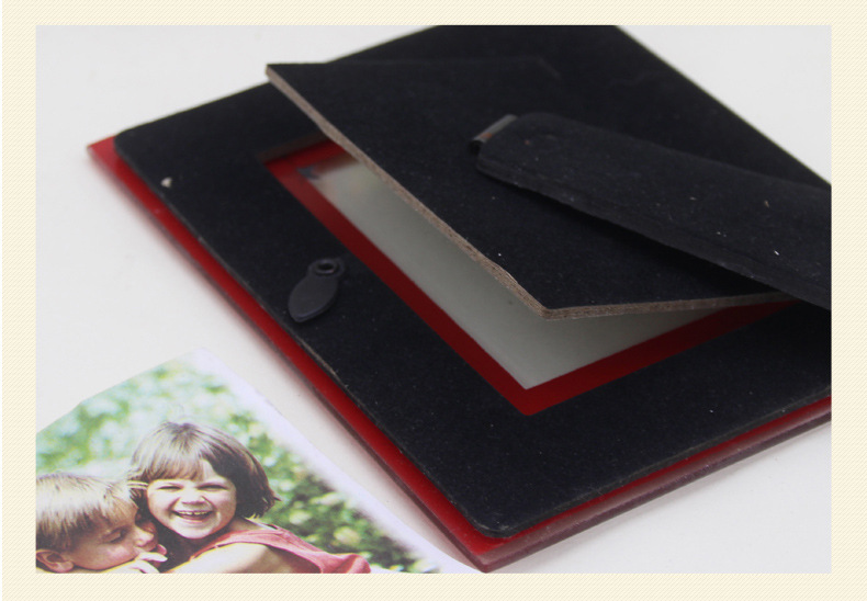 Factory Direct Sales Creative Crystal Glass Photo Frame Various Sizes Can Be Customized Wholesale Travel Commemorative Photo Frame