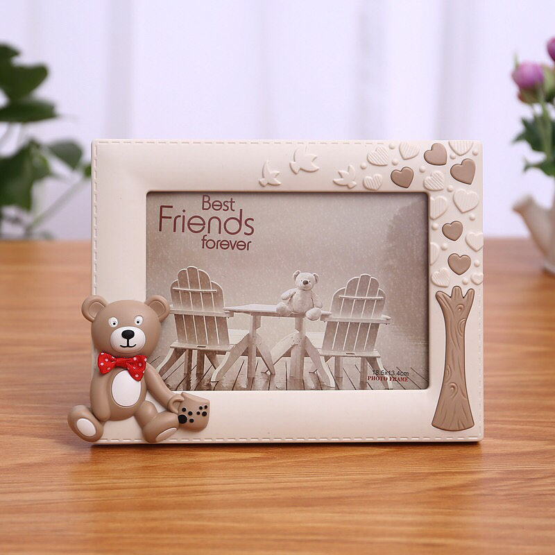 Bear Animal Photo Frame Haotao Photo Frame HT-TF1121 Bear 7-Inch Horizontal Version (2 Colors) Bear Animal Photo Frame Haotao Photo Frame HT-TF1121 Bear 7-Inch Horizontal Version (2 Colors)