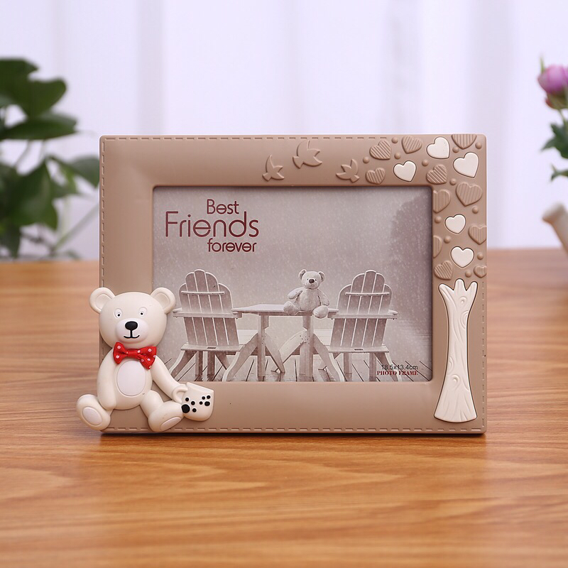 Bear Animal Photo Frame Haotao Photo Frame HT-TF1121 Bear 7-Inch Horizontal Version (2 Colors) Bear Animal Photo Frame Haotao Photo Frame HT-TF1121 Bear 7-Inch Horizontal Version (2 Colors)
