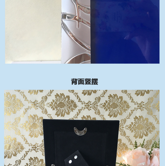 Metal photo frame Silver Photo Frame high-end gift wedding photo frame Metal photo frame Silver Photo Frame high-end gift wedding photo frame