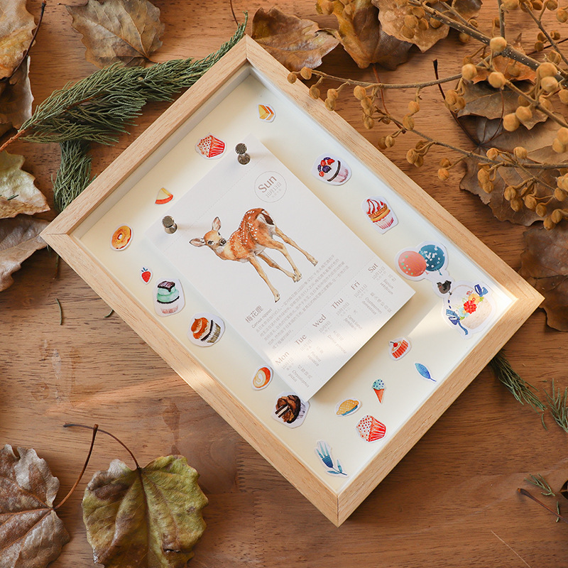 Creative Handmade Photo Frame DIY Dried Flower Nordic Specimen Photo Frame 6-Inch 10-Inch Horizontal and Vertical Solid Wood Stereo Photo Frame