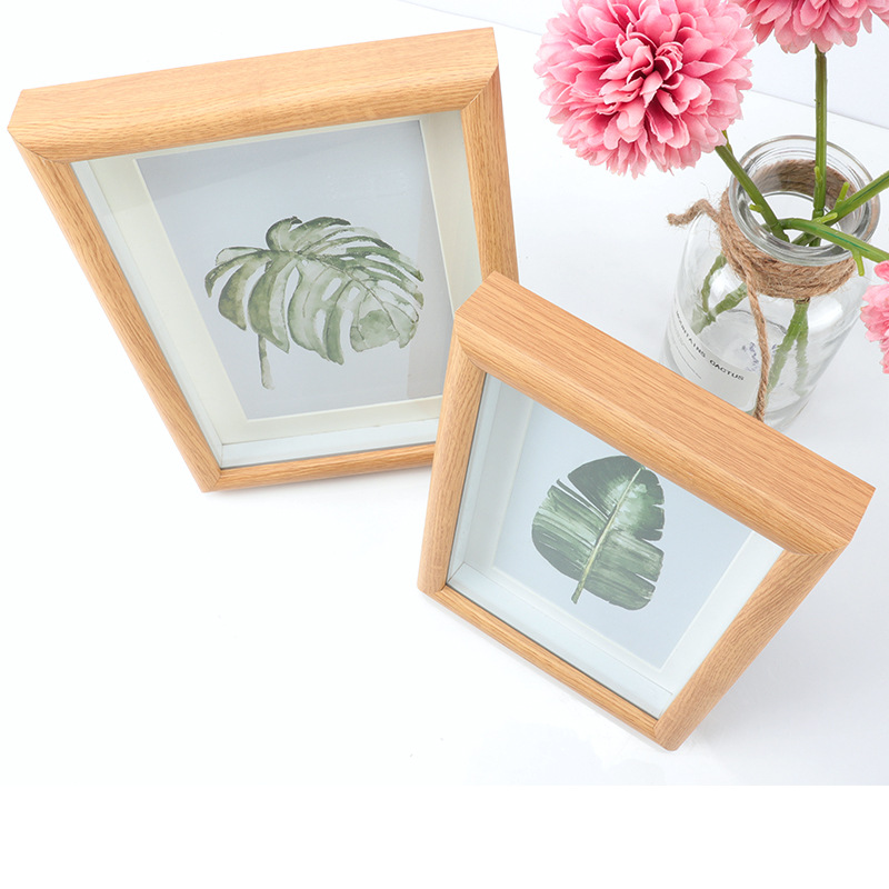 Wooden Three-Dimensional Hollow Creative Photo Frame Table Decoration Wholesale 6 7 8 10 16-Inch A4 Nordic Wall-Mounted Square Picture Frame