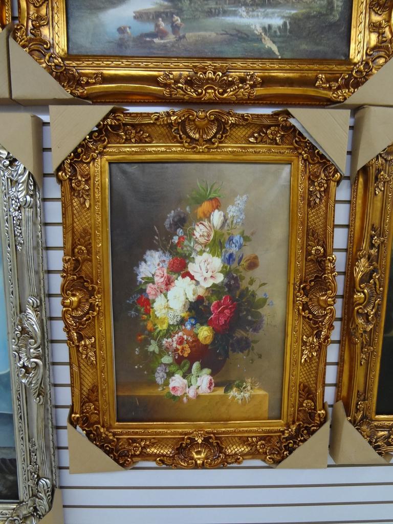 Yiwu Factory Direct Sales Resin Photo Frame Wholesale | European Style Hotel Mural | KTV Engineering Oil Painting | Yi Yi Yi Handcrafted Painting