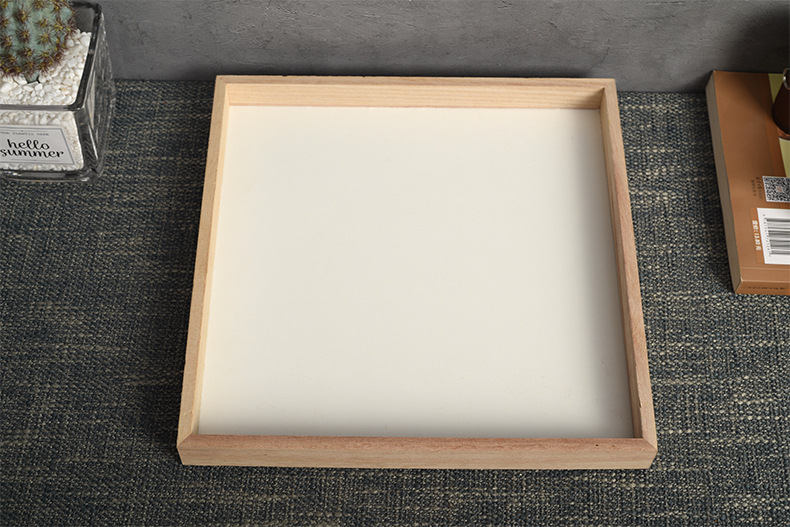 Cross-Border Wooden Decorative Picture Frame Creative Wooden Photo Frame Decoration Simple Amazon Wooden Dried Flower Plant Display Table