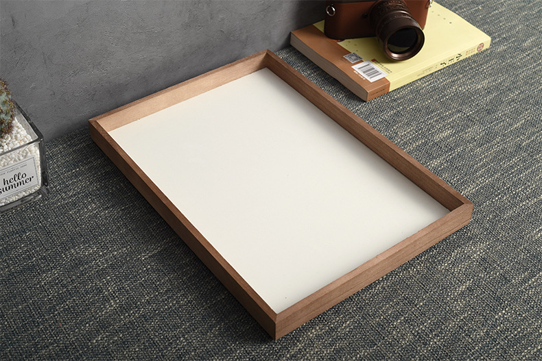 Cross-Border Wooden Decorative Picture Frame Creative Wooden Photo Frame Decoration Simple Amazon Wooden Dried Flower Plant Display Table