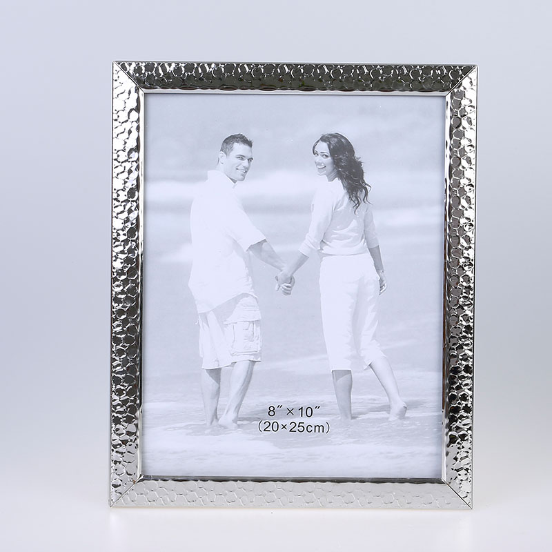 Stainless Steel Hammer Printing Glass Creative Decoration Gift Living Room Bedroom Photo Crafts Metal Photo Frame Stainless Steel Hammer Printing Glass Creative Decoration Gift Living Room Bedroom Photo Crafts Metal Photo Frame