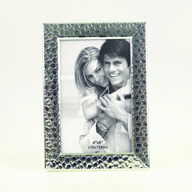 Stainless Steel Hammer Printing Glass Creative Decoration Gift Living Room Bedroom Photo Crafts Metal Photo Frame Stainless Steel Hammer Printing Glass Creative Decoration Gift Living Room Bedroom Photo Crafts Metal Photo Frame