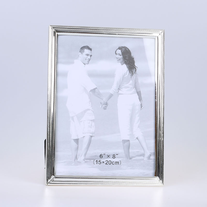 Stainless Steel Hammer Printing Glass Creative Decoration Gift Living Room Bedroom Photo Crafts Metal Photo Frame Stainless Steel Hammer Printing Glass Creative Decoration Gift Living Room Bedroom Photo Crafts Metal Photo Frame