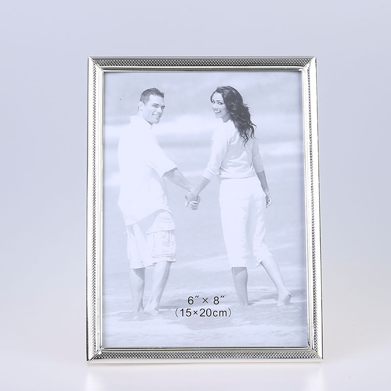 Stainless Steel Hammer Printing Glass Creative Decoration Gift Living Room Bedroom Photo Crafts Metal Photo Frame Stainless Steel Hammer Printing Glass Creative Decoration Gift Living Room Bedroom Photo Crafts Metal Photo Frame
