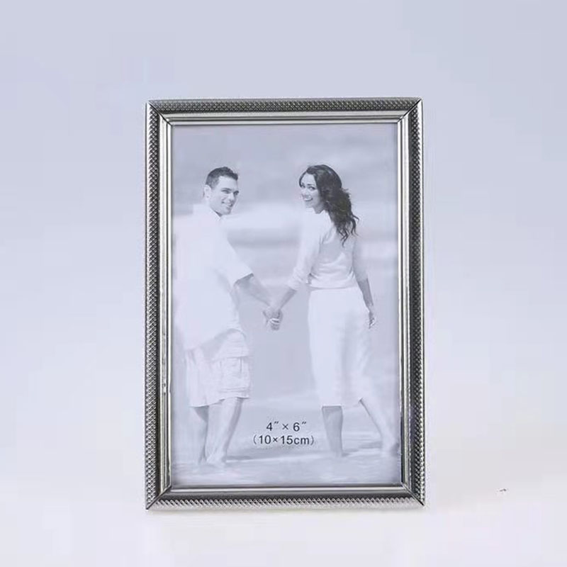 Stainless Steel Hammer Printing Glass Creative Decoration Gift Living Room Bedroom Photo Crafts Metal Photo Frame Stainless Steel Hammer Printing Glass Creative Decoration Gift Living Room Bedroom Photo Crafts Metal Photo Frame