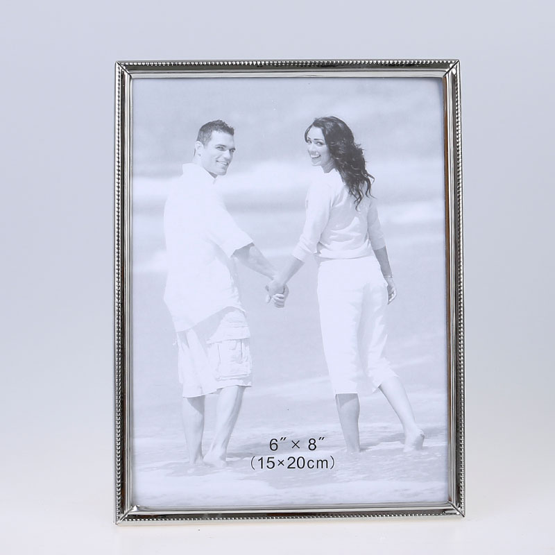 Stainless Steel Hammer Printing Glass Creative Decoration Gift Living Room Bedroom Photo Crafts Metal Photo Frame Stainless Steel Hammer Printing Glass Creative Decoration Gift Living Room Bedroom Photo Crafts Metal Photo Frame