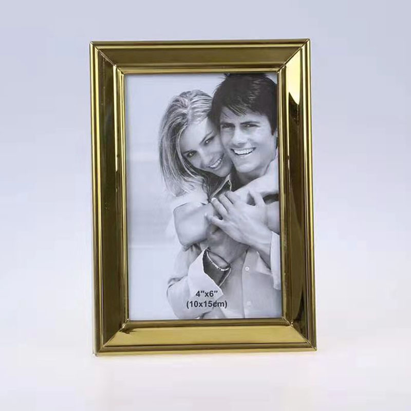 Stainless Steel Hammer Printing Glass Creative Decoration Gift Living Room Bedroom Photo Crafts Metal Photo Frame Stainless Steel Hammer Printing Glass Creative Decoration Gift Living Room Bedroom Photo Crafts Metal Photo Frame