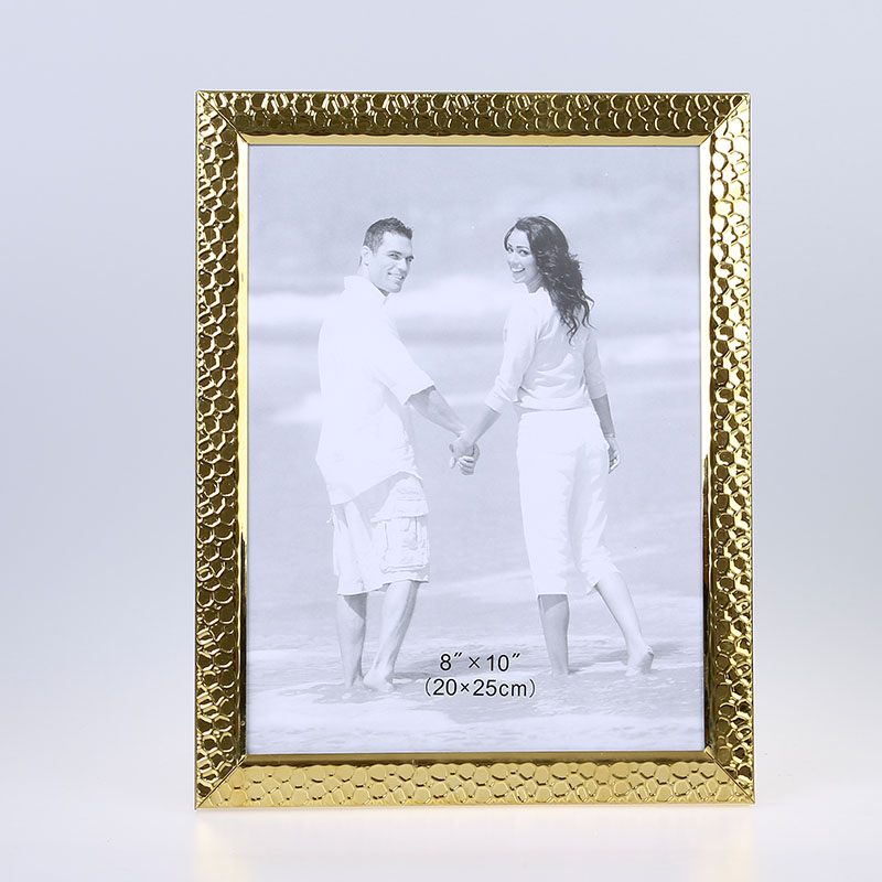 Stainless Steel Hammer Printing Glass Creative Decoration Gift Living Room Bedroom Photo Crafts Metal Photo Frame Stainless Steel Hammer Printing Glass Creative Decoration Gift Living Room Bedroom Photo Crafts Metal Photo Frame