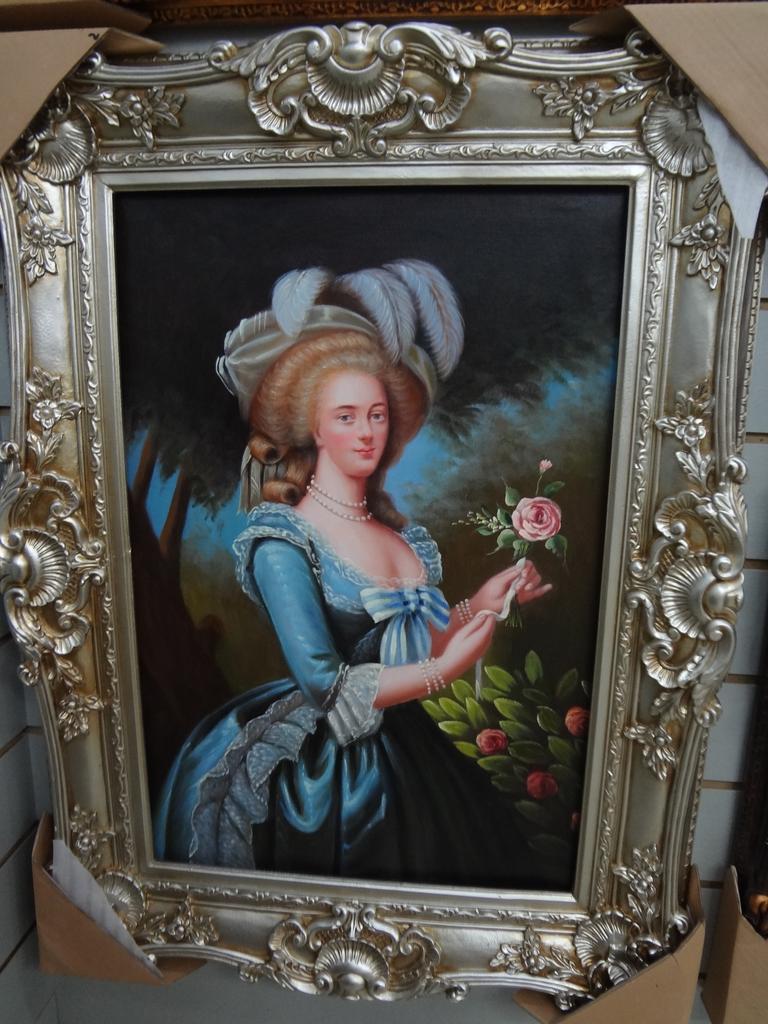 European-Style Resin Handmade Foil Picture Frame Photo Frame Factory a Large Number of European-Style Oil Painting Frames